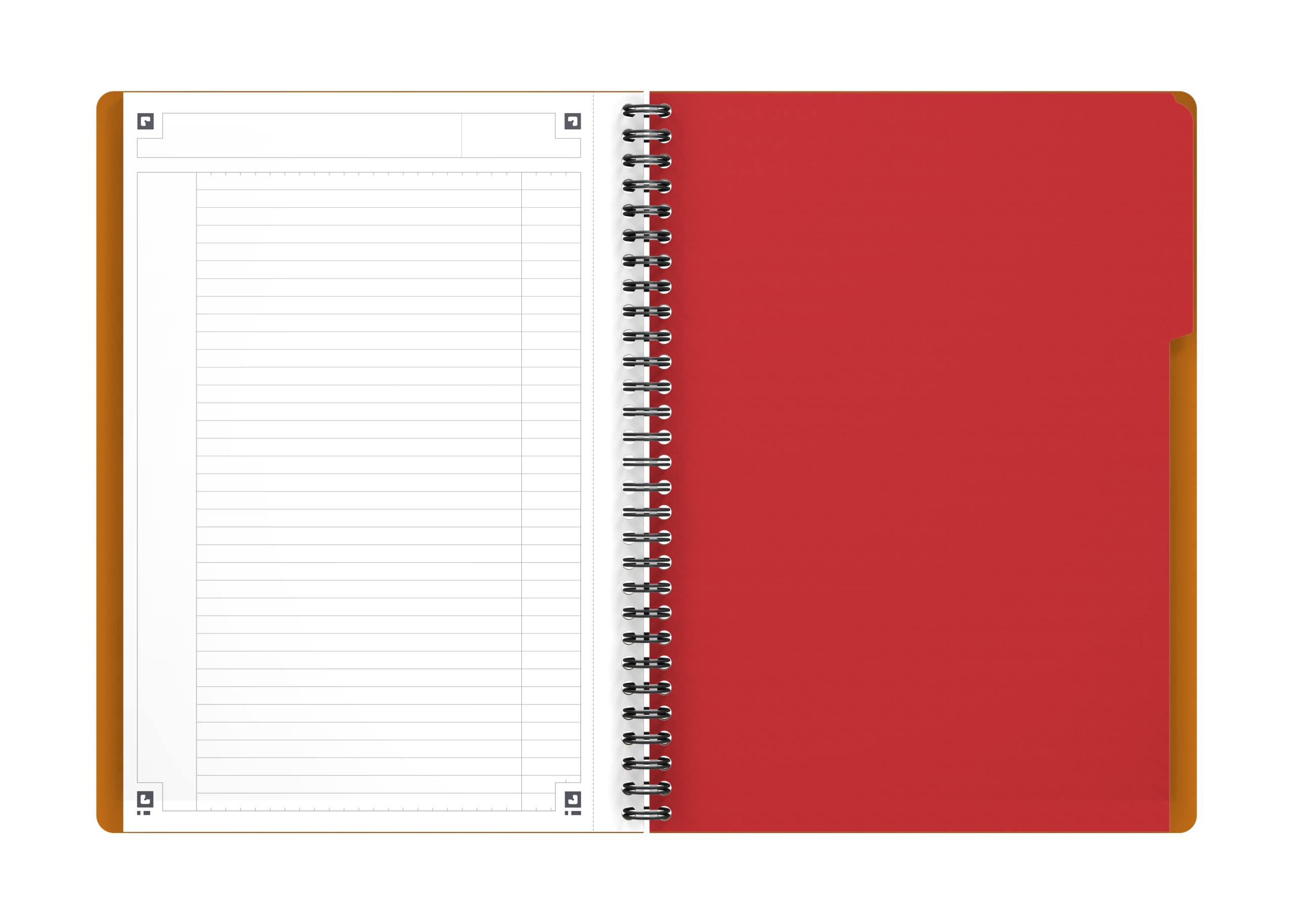 Oxford Bloc-notes B5 - Blocco a righe "International", 160 pagine, 1 divisore a scomparsa, 5 pezzi