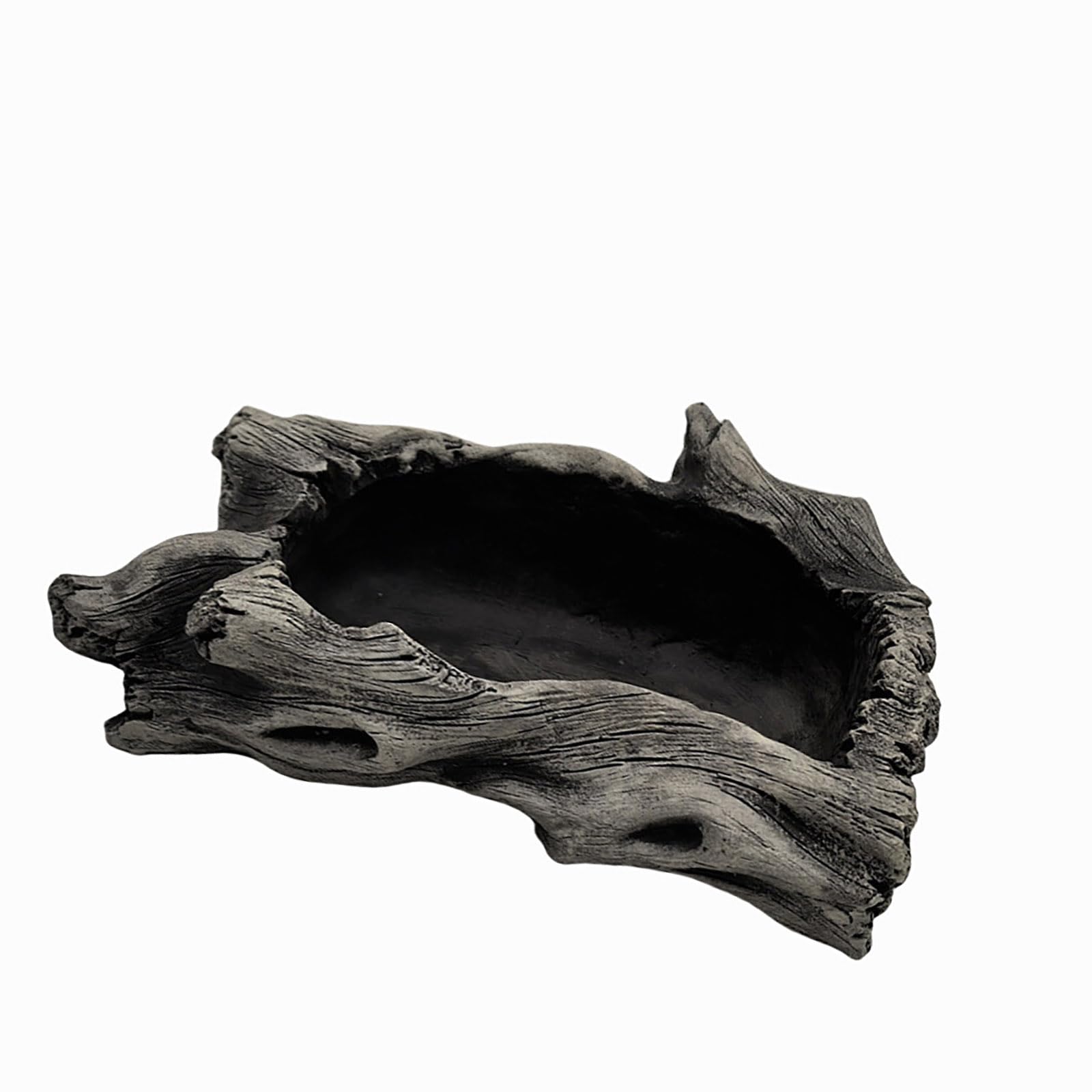 HZGFNBZ Artificial Driftwood Succulents Planter Rustics Cactus Flower Pots for Small Plant Flower Arrange Tree Stumps Sculpture Large Opening Planter