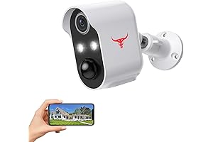 Indoor Outdoor Security Camera with Battery