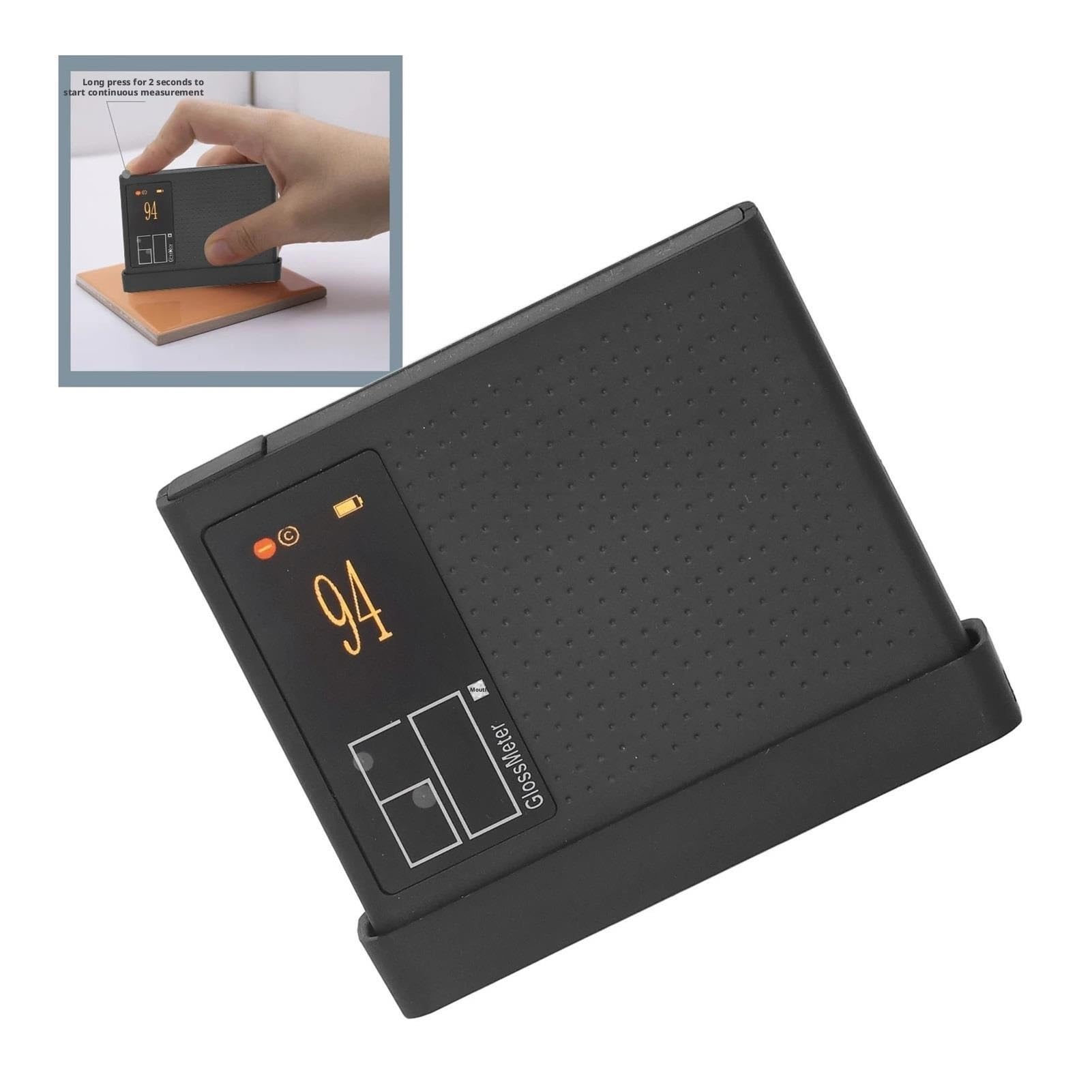 Medidor de Brillo, Medidor de brillo piedra inteligente ergonómico Bajo consumo energía Medición en tiempo real for el hogar(DG60-Pro)