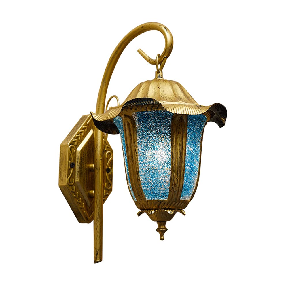 FYZDLAOR Bohemia Wrought Iron Wall Sconce for Hotel Bedside Restaurant Living Room Bathroom Bedroom and Hallway Wall Sconce Lighting(E27)