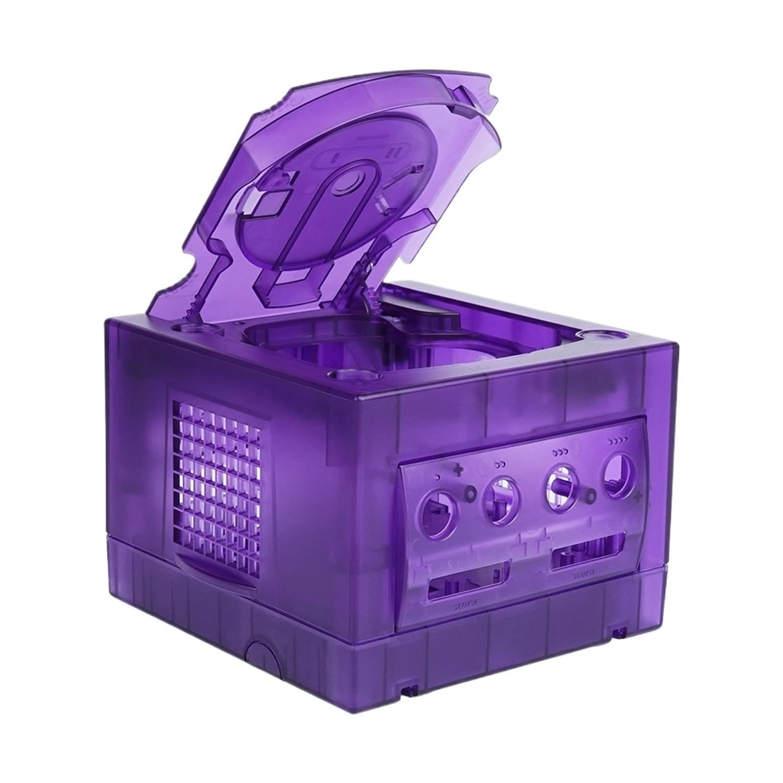 Fioletowa, Przezroczysta, Czarna Wymienna Obudowa, Przezroczysta Obudowa - Kompatybilny Z Gamecube NGC GC(TRN PUR)