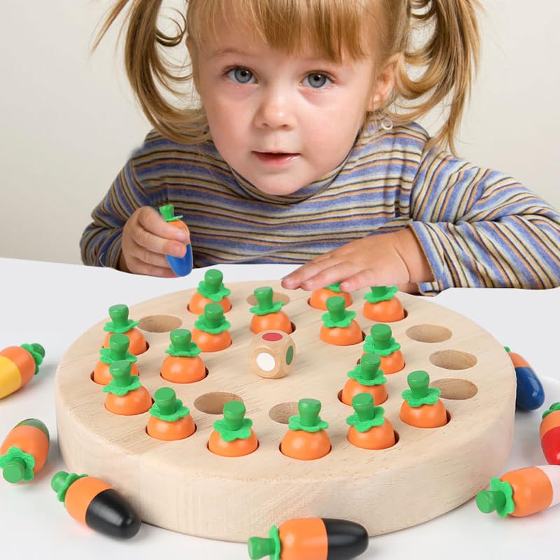 Amazon.co.jp: 記憶力ゲーム メモリーチェス 知育玩具 木製