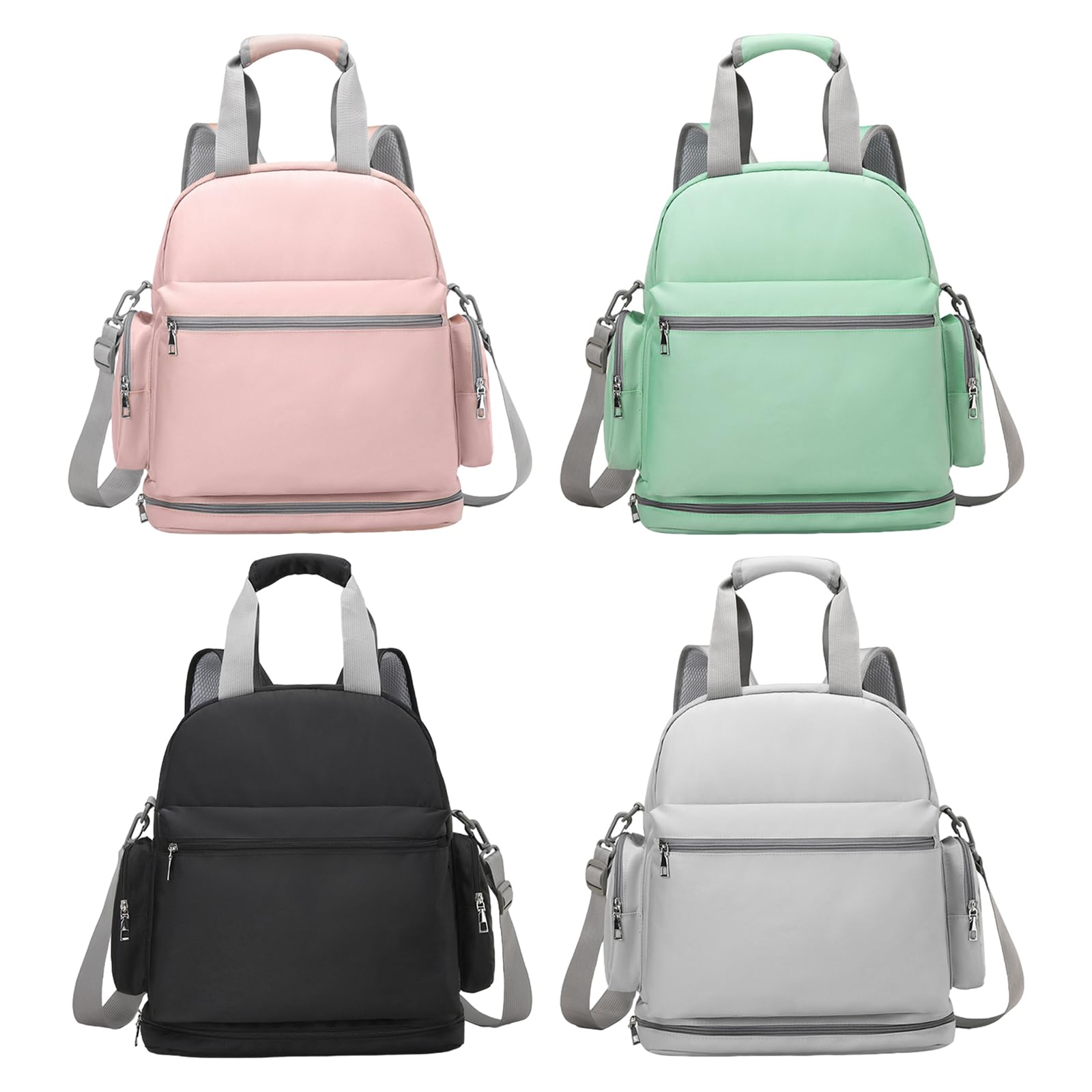 Mochila de bolsos elegantes, diseños fáciles de usar, mochila organizada para pañales, fácil para una fácil organización y comodidad, pañal de gran capacidad