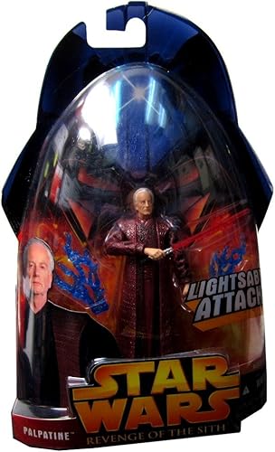 Star Wars Episodio III 3la venganza de los Sith Palpatine Lightsaber Attack Figura 35
