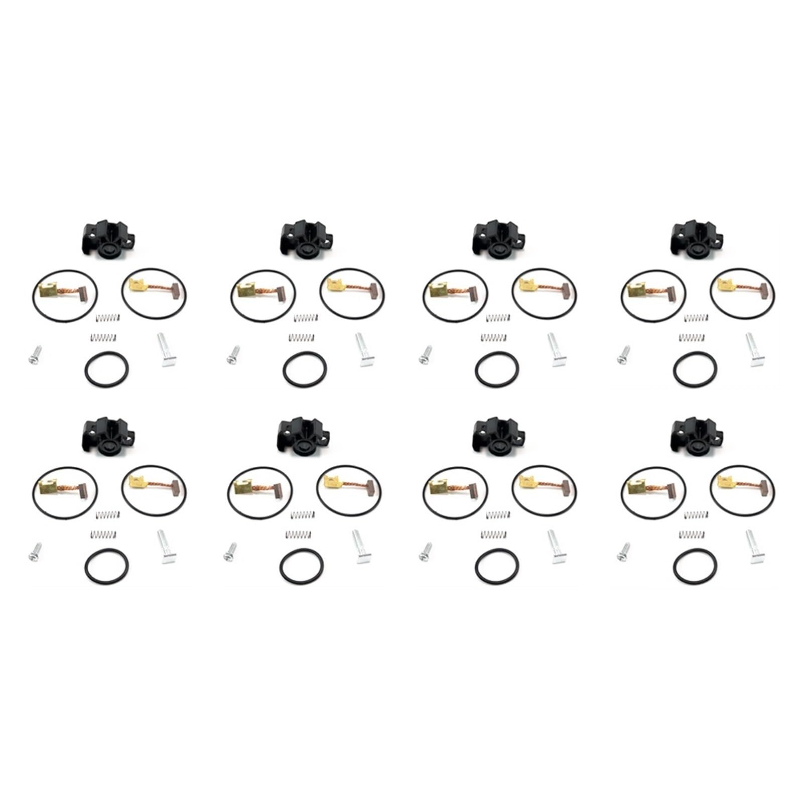 Motorino di avviamento sostituzione moto Adatto per SXF FC FE ECF MCF Moto Motorino di Avviamento Spazzole Carbone Kit Riparazione Parti Del Motore 79240001000(8 Kit)