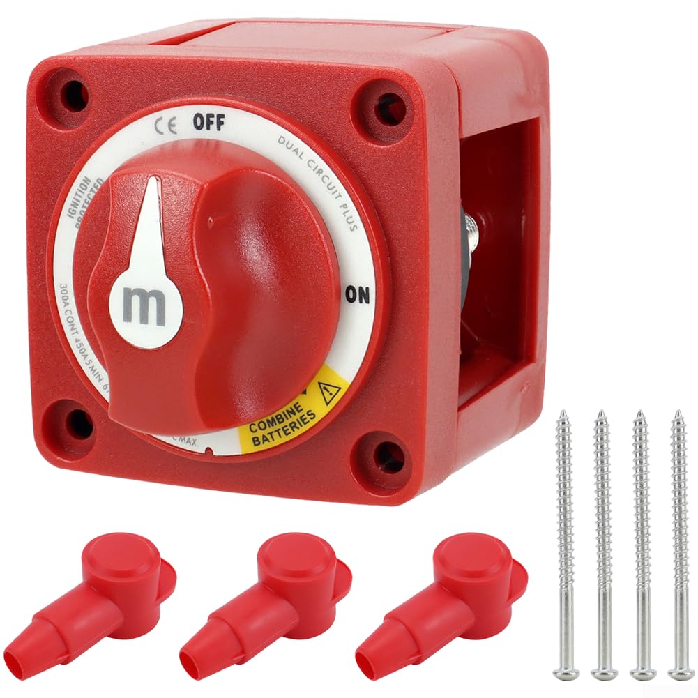 Interruptor de batería 300A impermeable IP66 con protección contra cortocircuitos 6
