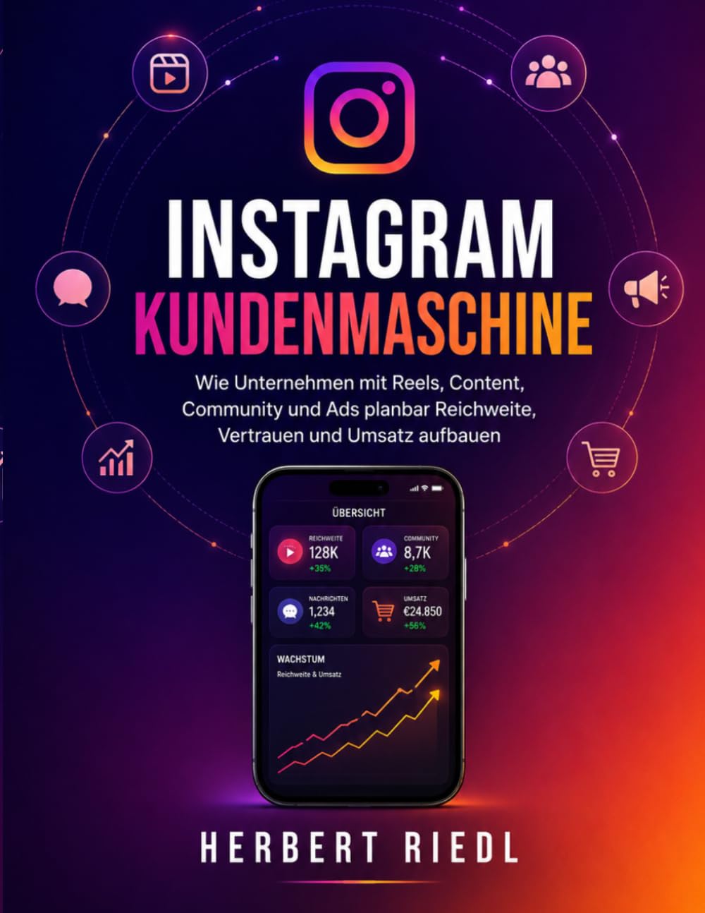 Instagram Kundenmaschine: Wie Unternehmen mit Reels, Content, Community und Ads planbar Reichweite, Vertrauen und Umsatz aufbauen