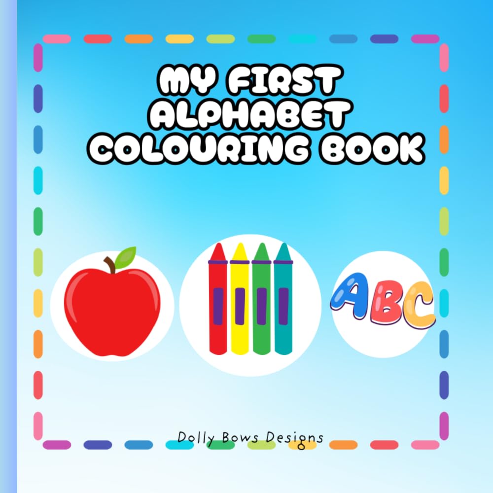 My first alphabet colouring book