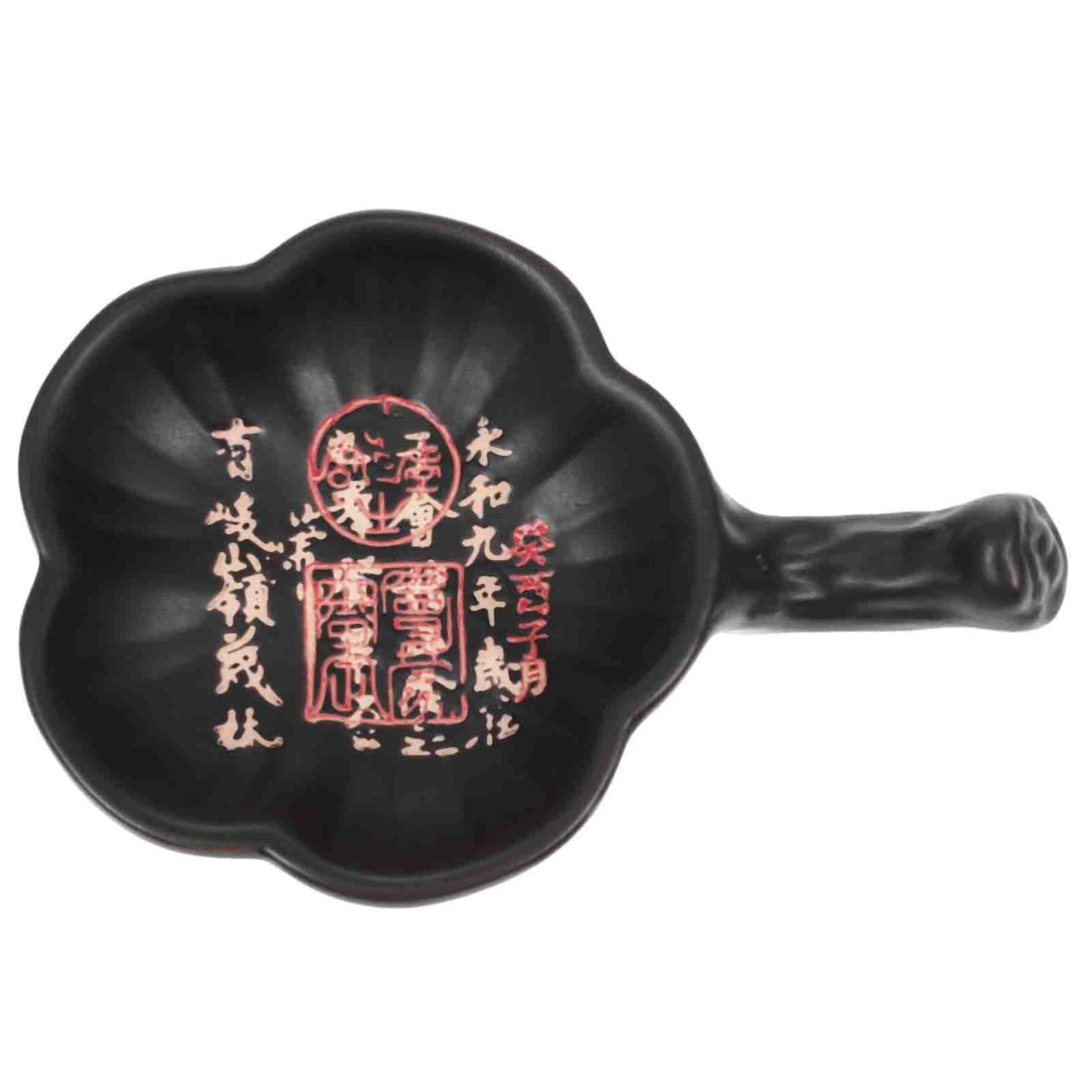 Ubervia Calligraphy Inkstone Ink Plate: Chinese Duan Yan Inkslab Ink Stone Chinese Calligraphy Sumi Drawing Kanji Ink Well with Brush Rest-image-27