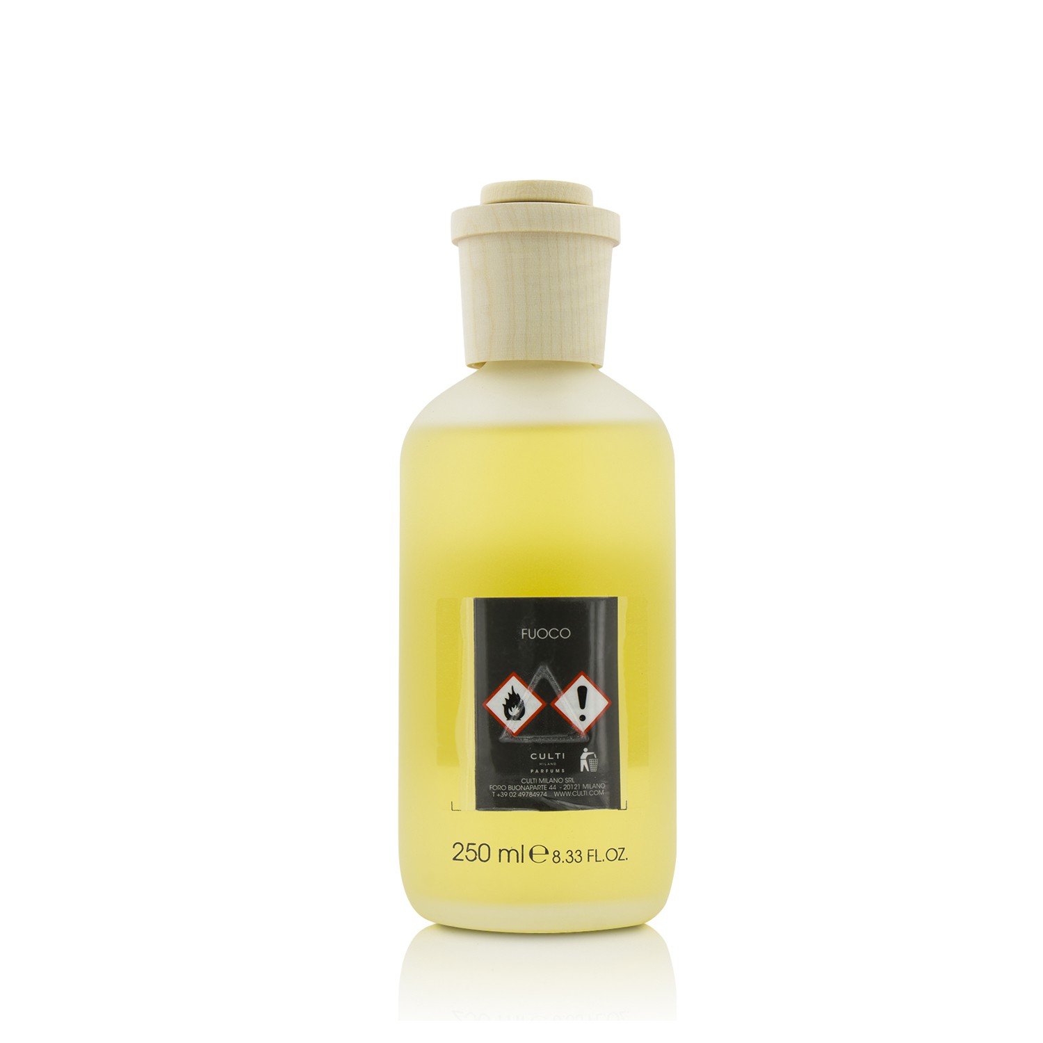 Culti DA STILCB-0250-FUOCO rozpylacz Milano pałeczki w stylu Fuoco o pojemności 250 ml i zapachu orientalnym, pomarańczowym i paczula, żywotność 3 miesiące, DA STILCB-0250-FUOCO