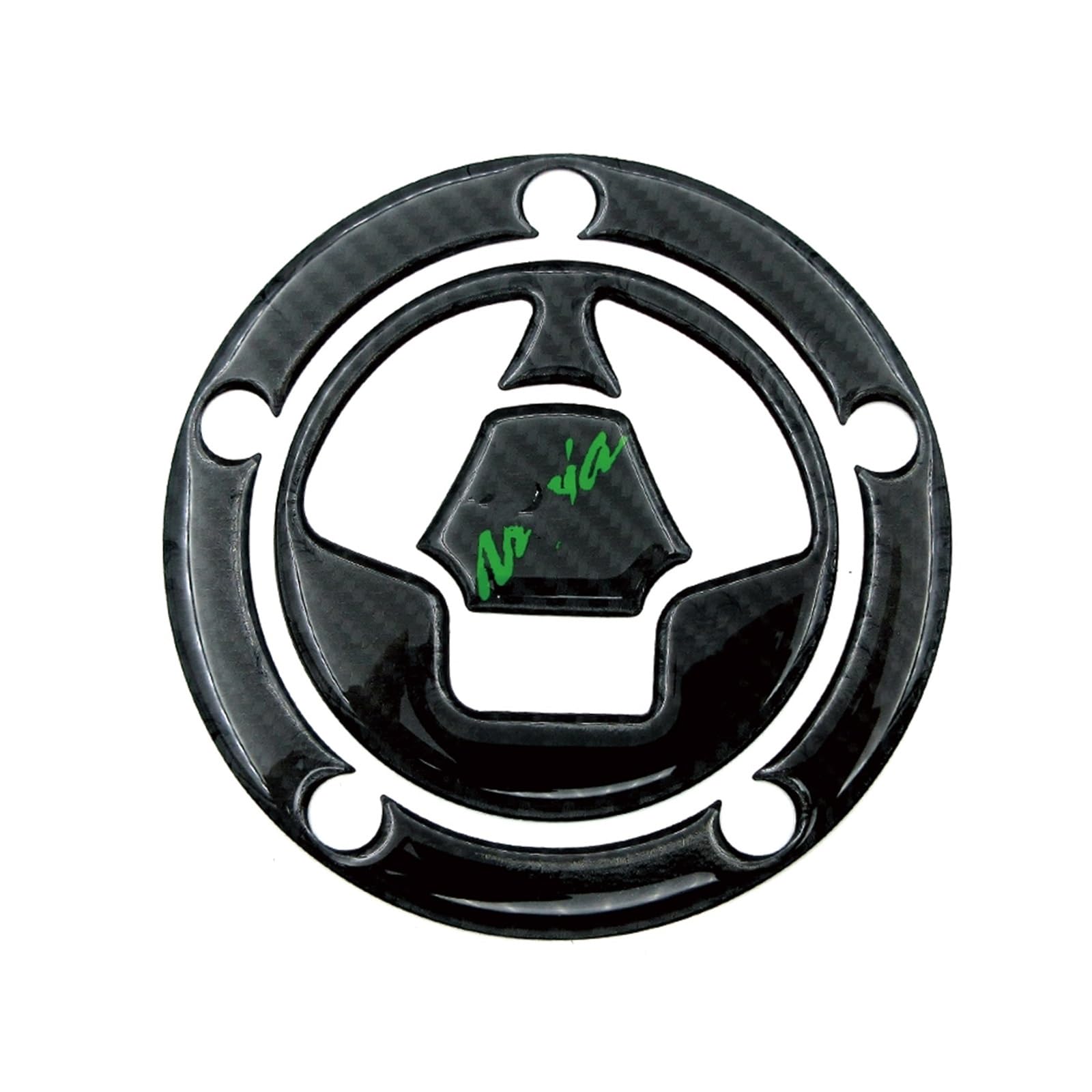 Couverture autocollant réservoir look carbone pour moto Kawasaki Z1000 Z1000SX Z800 Z750 Z250