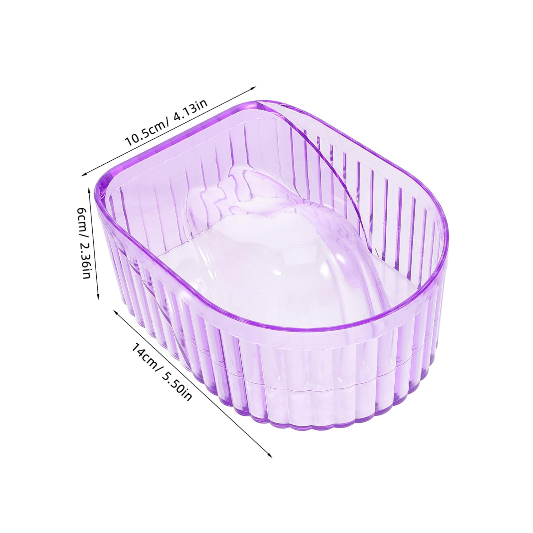 Mikinona Nail Soaking Bowl Manicure Bowls Nail Soaking Bowls Soak Off Bowls Gel Polish Remover Bowl For Acrylic Nails