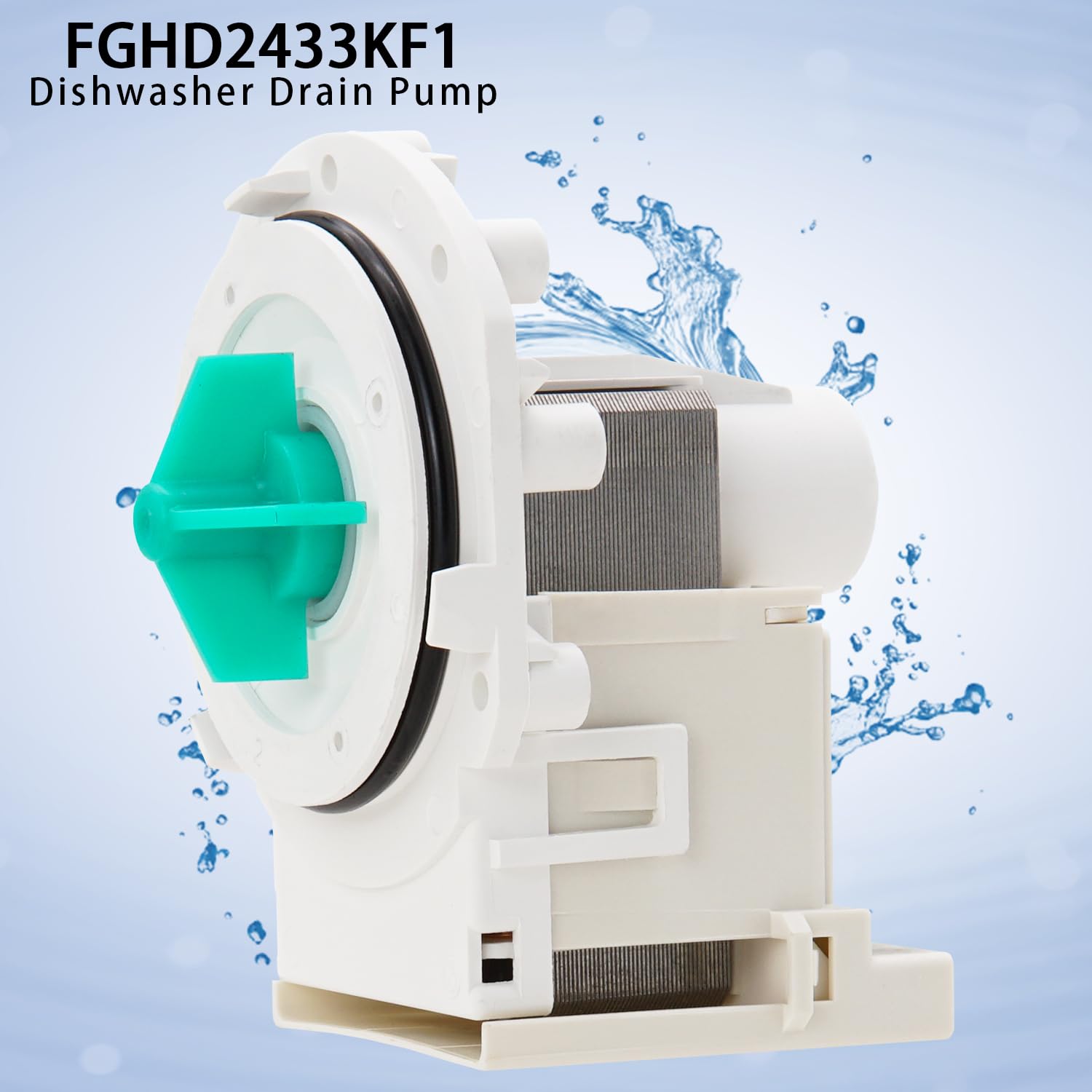 Wymiana pompy spustowej zmywarki dla Frigidaire FGHD2433KF1 FGHD2465NF1A FFCD2413US2A FGID2466QF4A FFBD2406NS0A FFBD2406NB7B FGID2466QF5A FFBD2406NW0A FFID2466QF5A FFBD2406NW0A FFID2466QF5A 423RS; 4B
