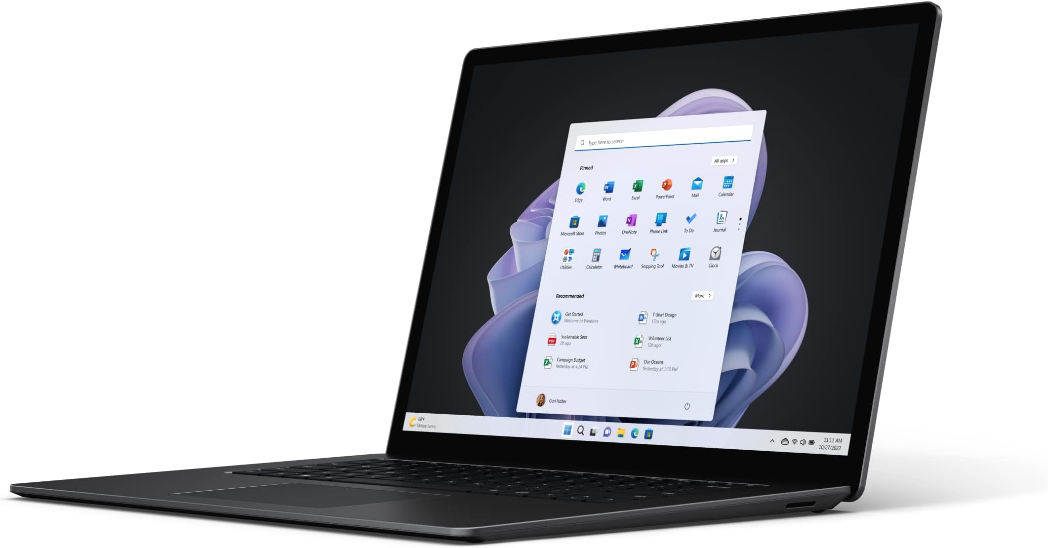Microsoft New Surface Laptop5 15" Intel evo 12 Gen i7 / 16GB / 512GB Black with Windows 11 Home, 365 Family 30-Day Trial & Xbox Game Pass Ultimate 30-Day Trial