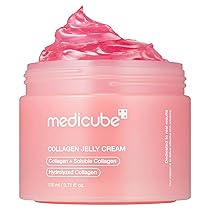 Medicube Collagene Jelly Crema Viso – Niacinamide e Collagene Idrolizzato Liofilizzato – Crema Idratante Viso Dona Luminosità e Un Aspetto Levigato, Skincare Coreana – 110 ml