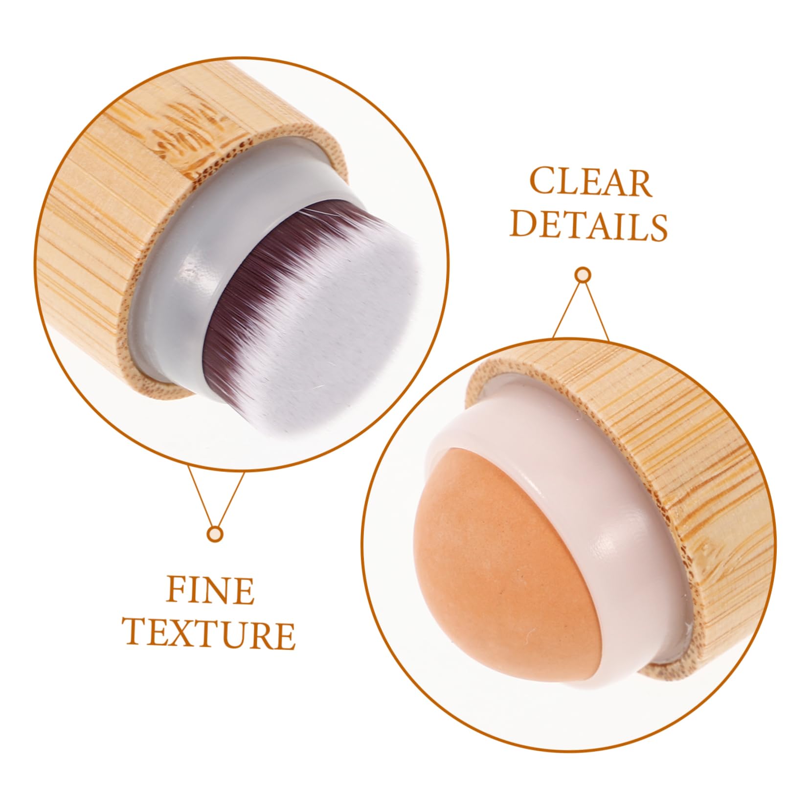 MERRYHAPY Blush Brush Alternative Soft Fiber Bristles Foundation Brush for Women Small Lightweight