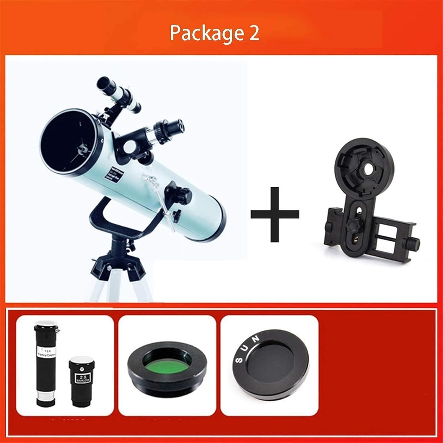 Telescopes for Astronomy Telescope for Kids and Beginners 125mm Gauge Reflection Telescope Telescope with Adjustable
