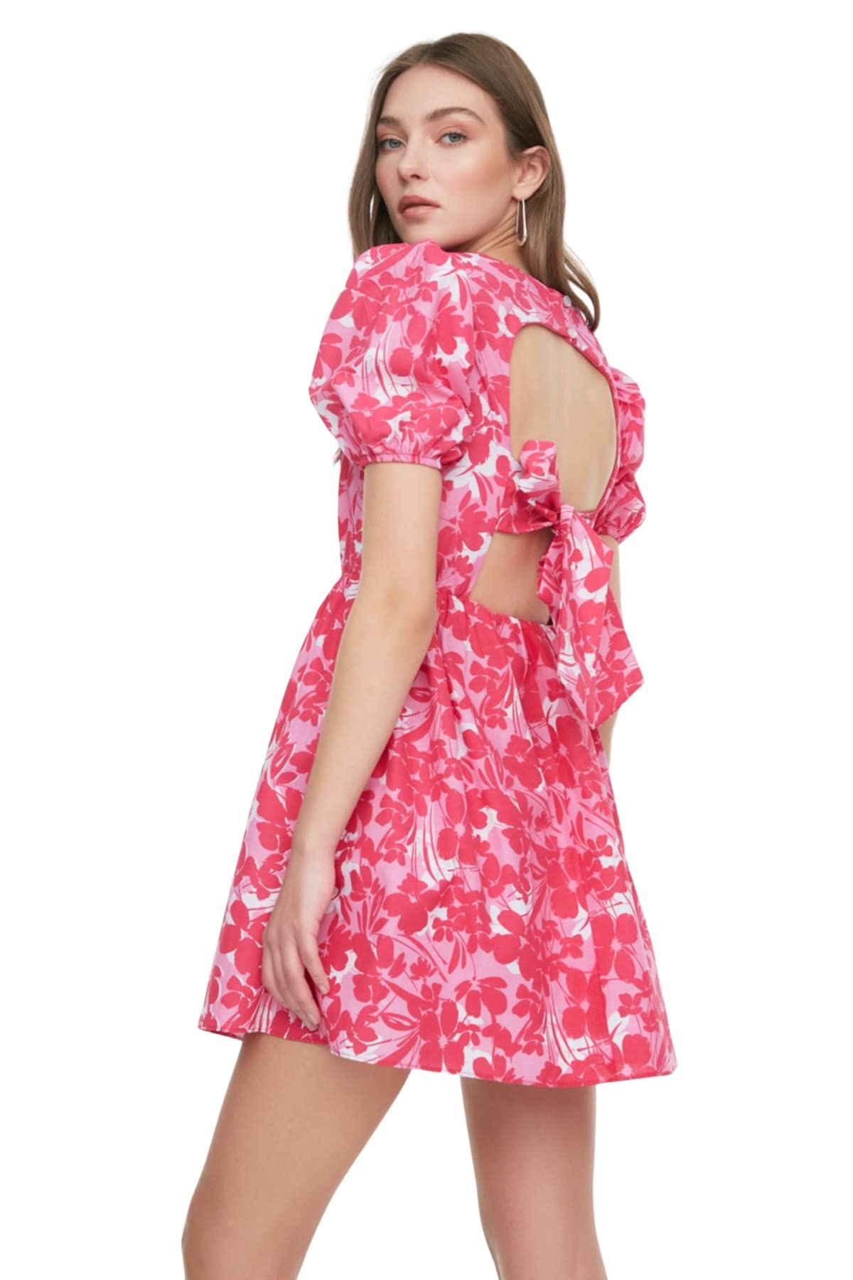 Trendyol FeMan Mini Shift Regular fit Woven Dress