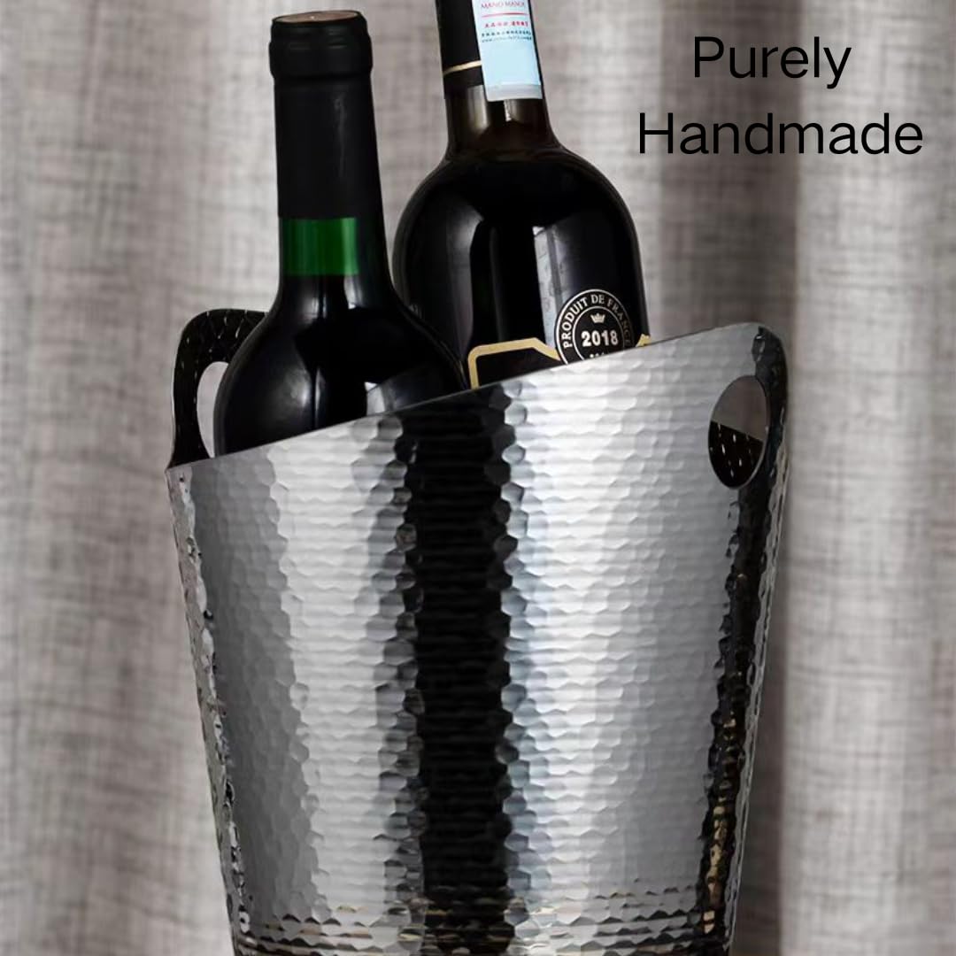 Cubitera, Cubo de Hielo en Bloque for Uso Comercial con Aislamiento térmico y térmico de Dos Capas for KTV, champán, Vino Tinto, Cerveza, Hielo en Grano