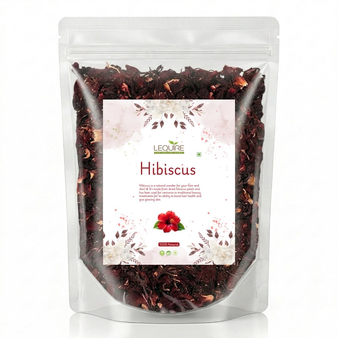 Raw Hibiscus (Dry Petals) | 100% Natural Sun-Dried Hibiscus Flowers | For Hair Growth, Herbal & Skin Care | No Preservatives (150g) Gudhal Ka Phool-image-3