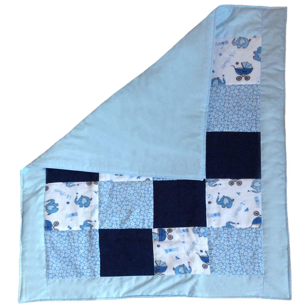 Patchwork Flannel Baby Blanket Pattern | Sewing Patterns for Baby