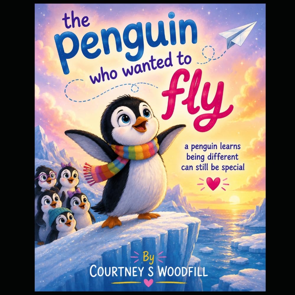 The Penguin who wanted to fly: A penguin learns being different can still be special