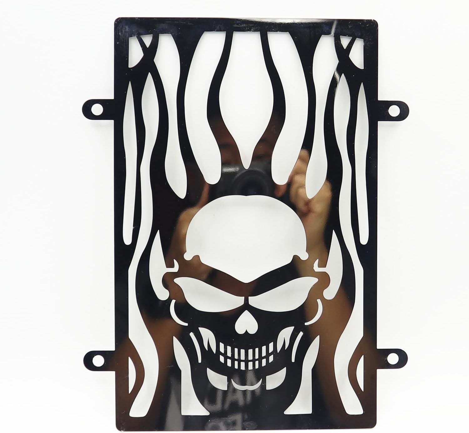 Chrome Stainless Steel Radiator Grille Cover And Rectifier Grille Cover Fit For Kawasaki Vulcan900 VN900 2006-2021