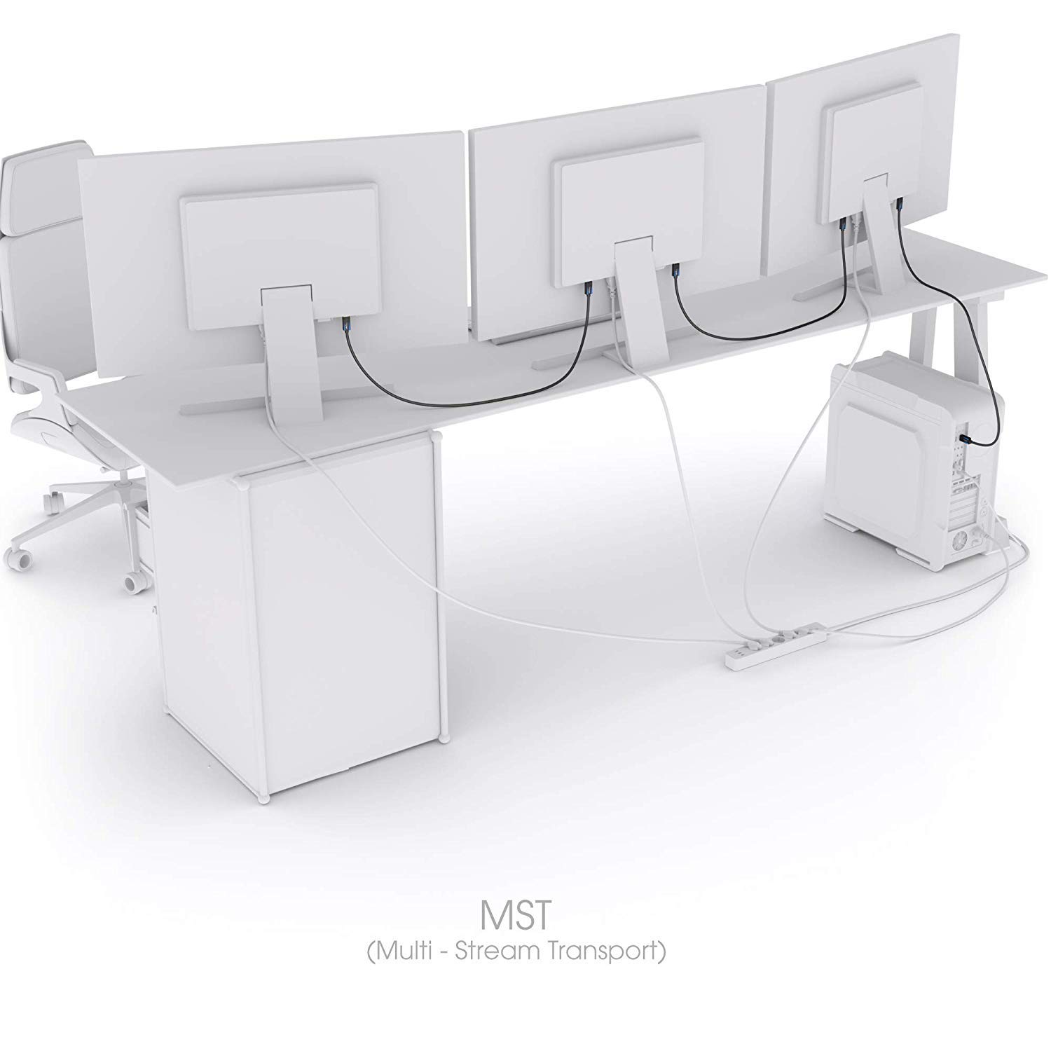 8K DisplayPort  DP cable, special end-to-end A.I.S. shielding – 3m (for DP 1.4 gaming PCs/laptops/graphics cards/monitors with 8K@60Hz, 4K@120Hz and ultra-fast 144Hz/165Hz/240Hz) CableDirect