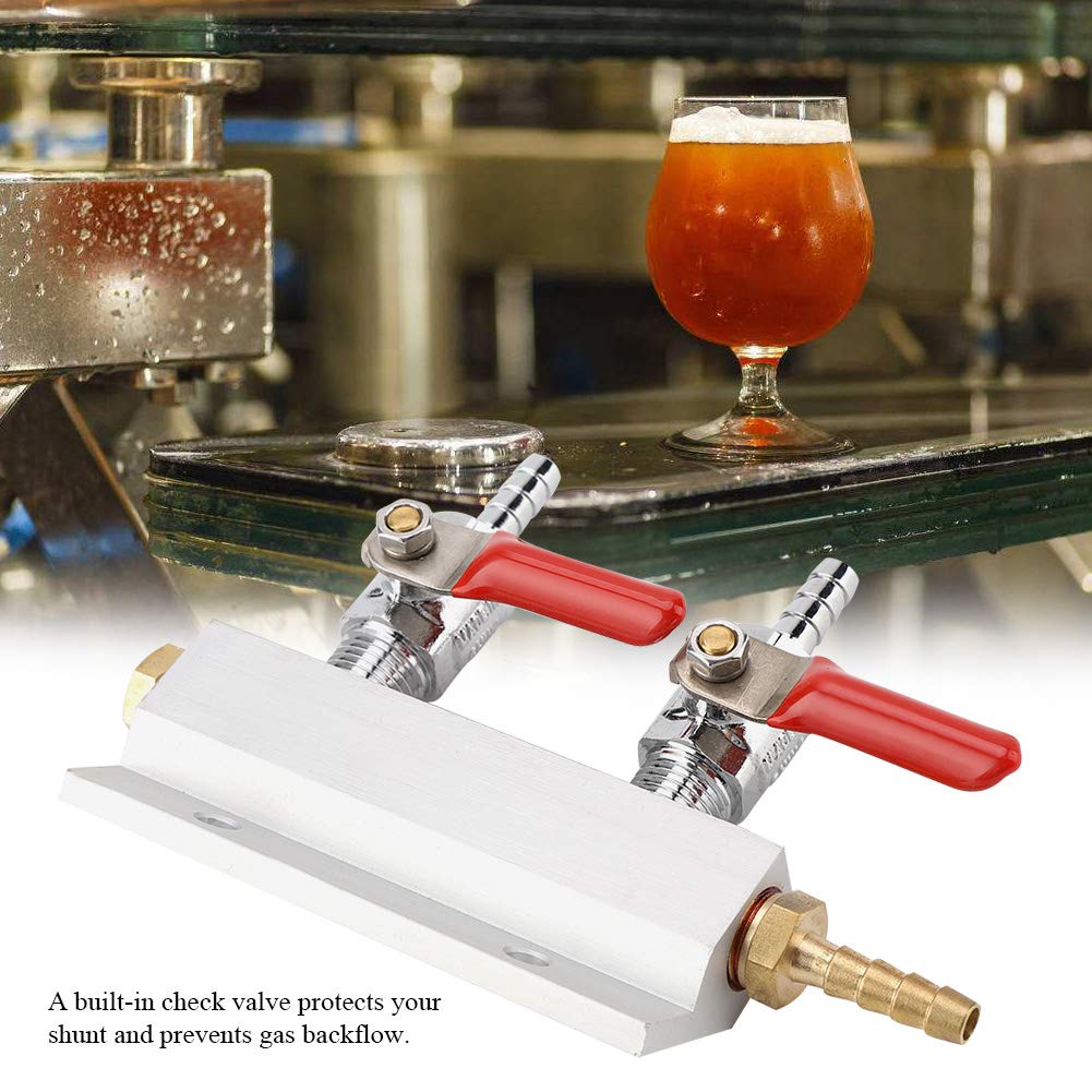 Fdit Muti - Way Homebrew Co2 Air Gaz Distribution Collecteur Séparateur Bière Kegerator 1/4 Barb