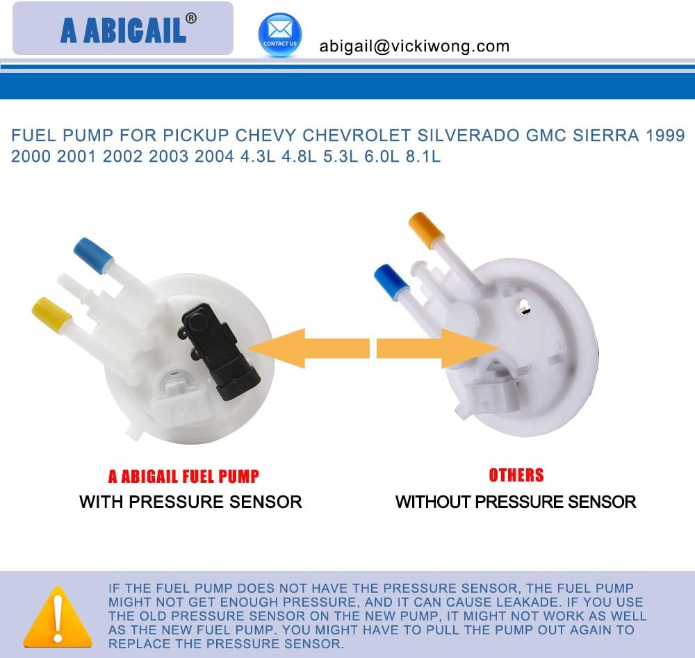 Amazon.com: Fuel Pump E3500M Compatible with Chevy Pickup ...