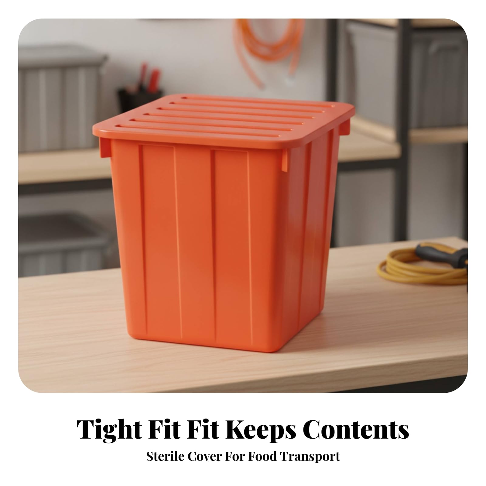 Caie Rangement En Plastique Robuste | Boîte Rangement Cvercle, Résistant, pr Entrepôt