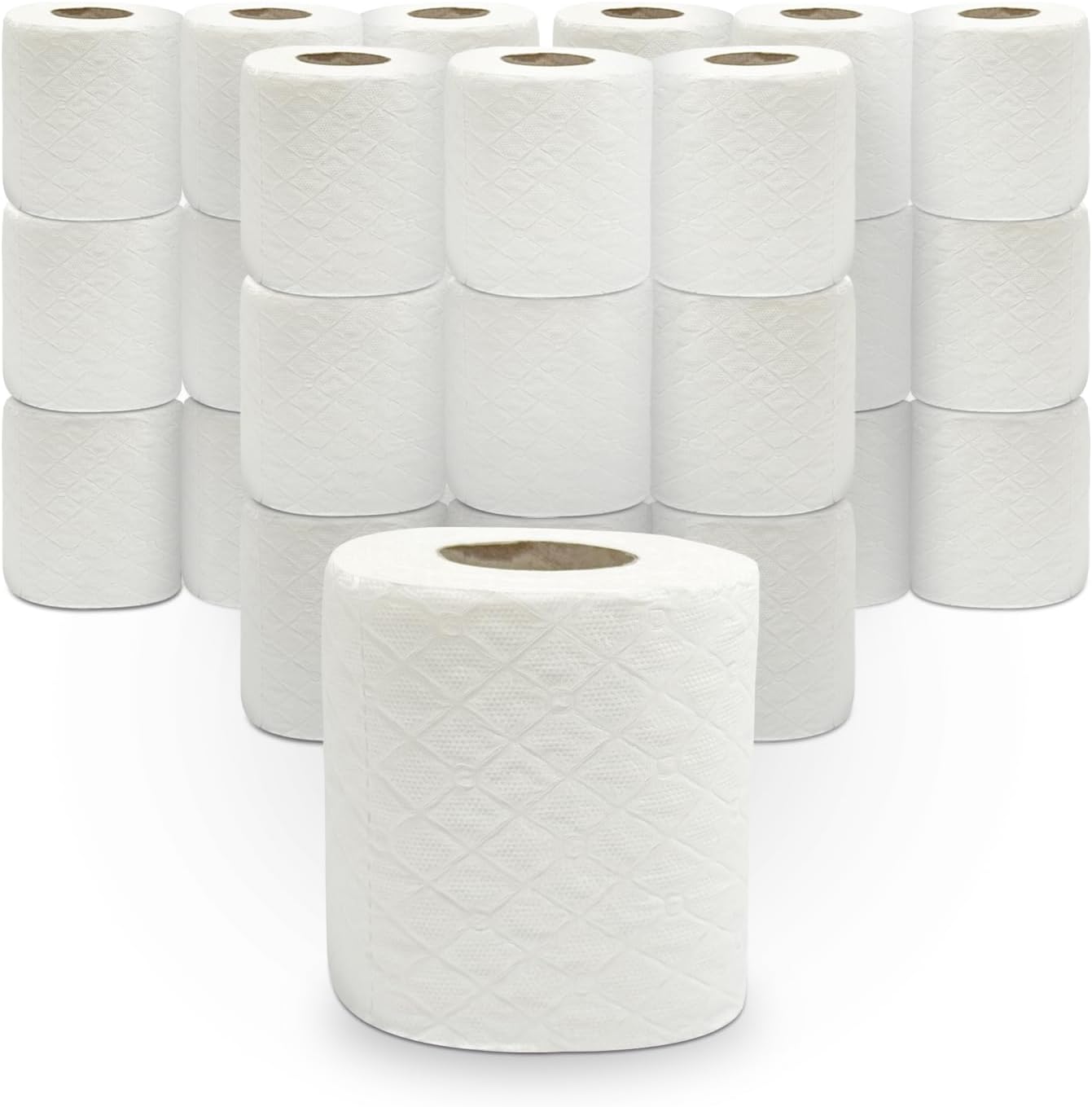 RelianceUK 72 Toilet Rolls Bulk Buy | 2Ply Embossed Toilet Tissue Paper ...