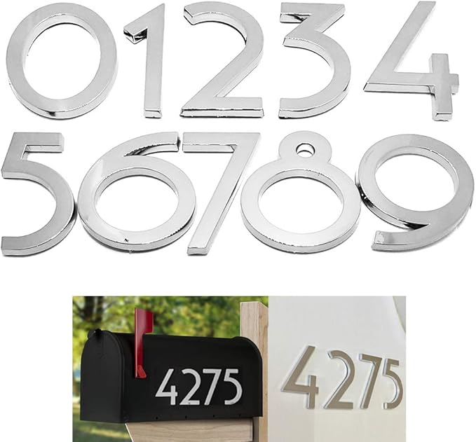 Diggoo 20 Pack Mailbox Numbers 09, 2.76 Inch High, Door