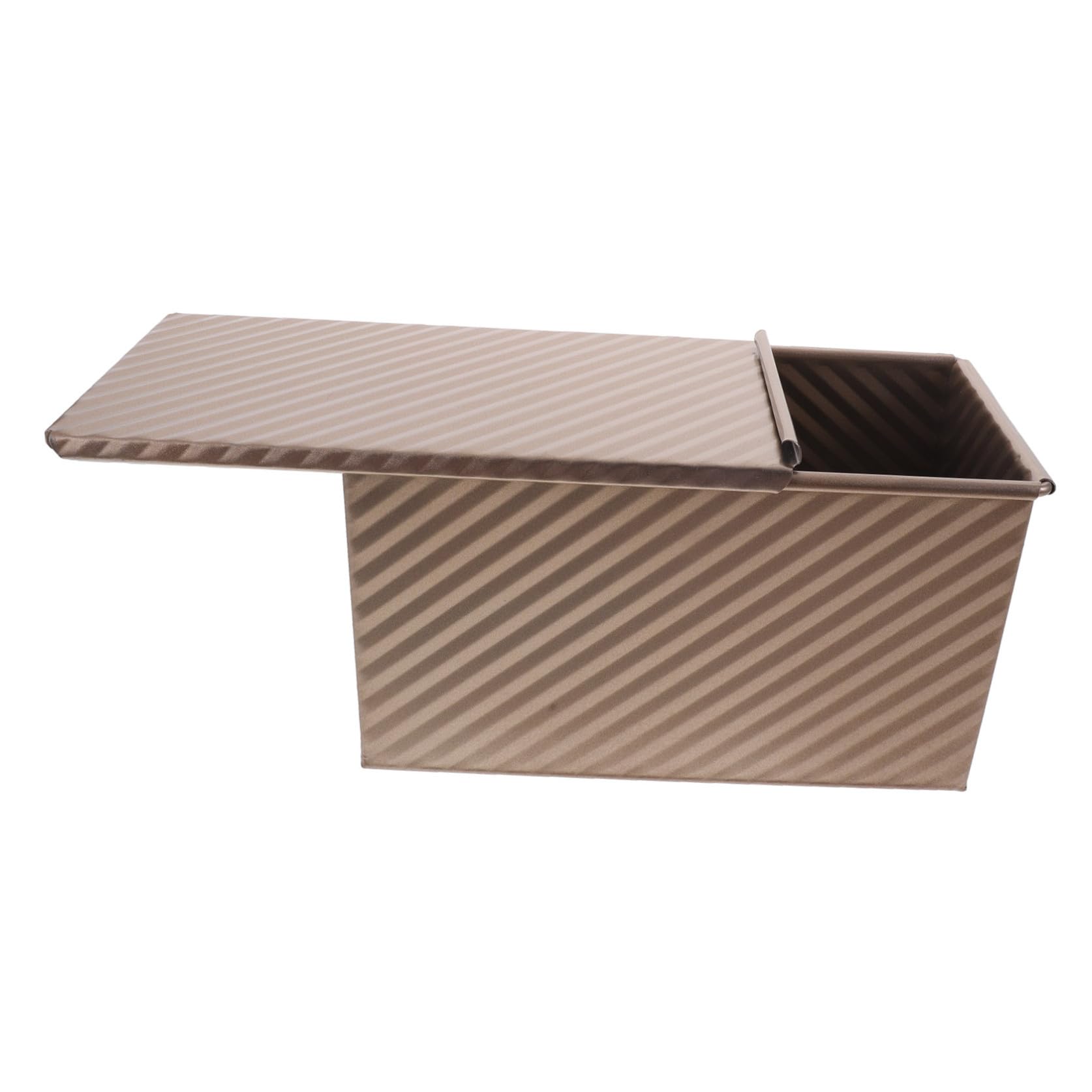 Molde De Pan Para Hornear De Acero Al Carbono Con Tapa Utensilio De Cocina Antiadherente Para Pan De Molde Para Panadería y Uso Doméstico
