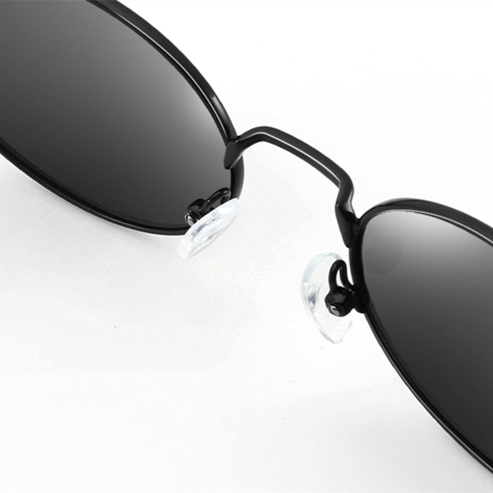 Ovale polarisierte Retro-Sonnenbrille für Damen und Herren, runde Sonnenbrillen