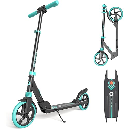 Kick Scooter for Kids 5-12 with Suspension, Teens, Foldable Lightweight Scooter with 8 Inch Wheels, Max Load 240 LBS