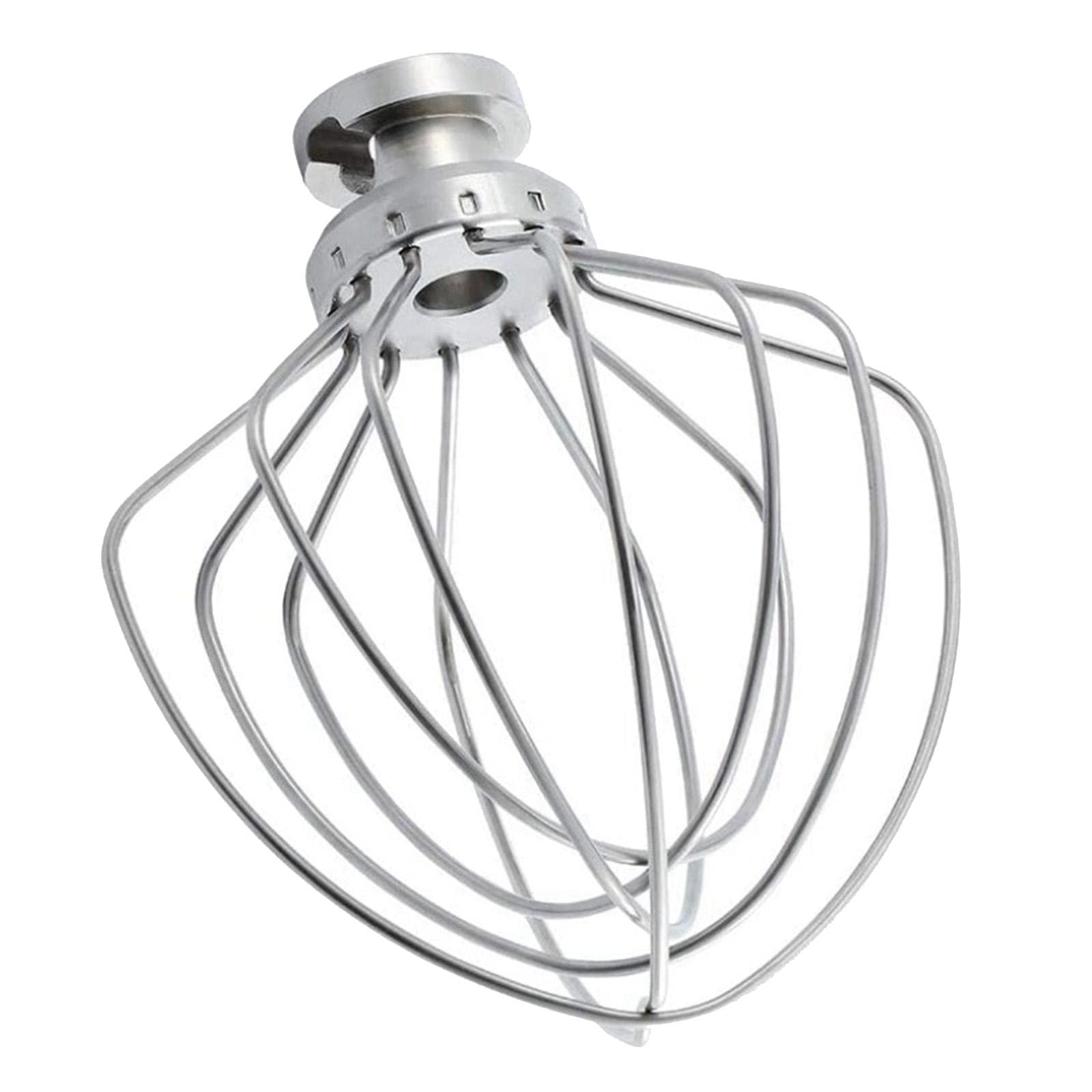 Wire Whip Attachment Kitchen Accessory fits for KitchenAid K45WW 9704329|Wire Whisk Replacement 125×155 mm – 6-Wire Whip for 4.5–6 Qt Stand Mixers, Stainless Steel Dishwasher Safe-image-12