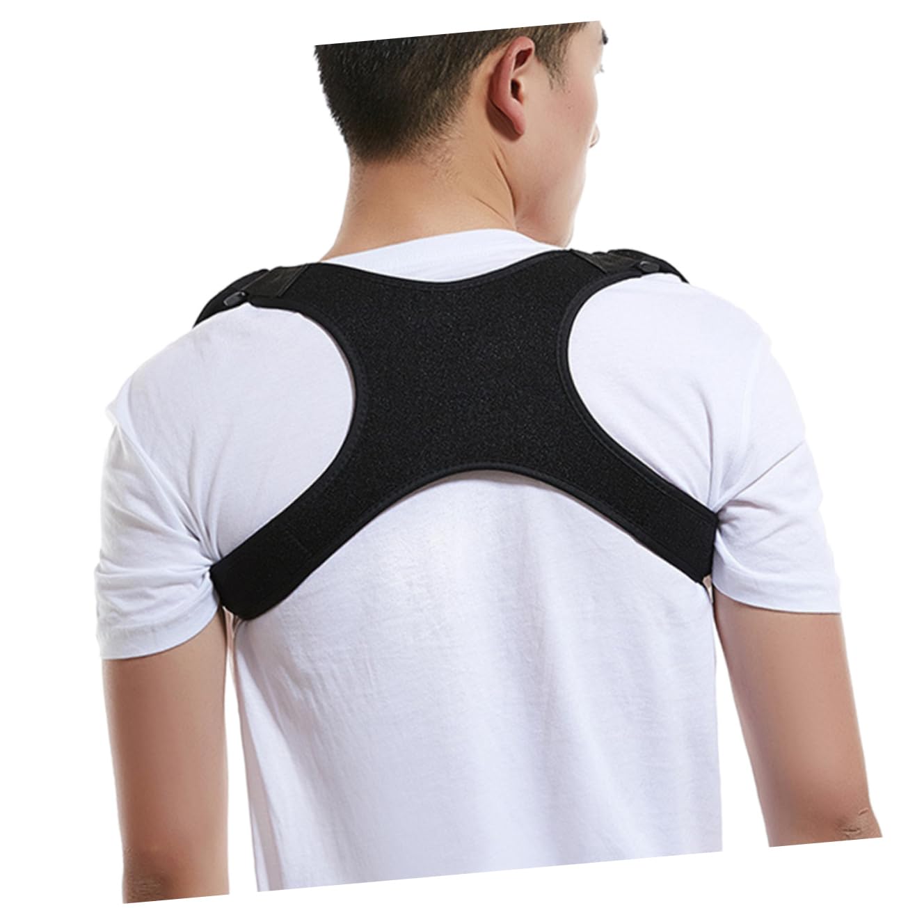 Humpback Corrector Back Shoulder Belt Posture Brace for Men Lumbar Support Belt