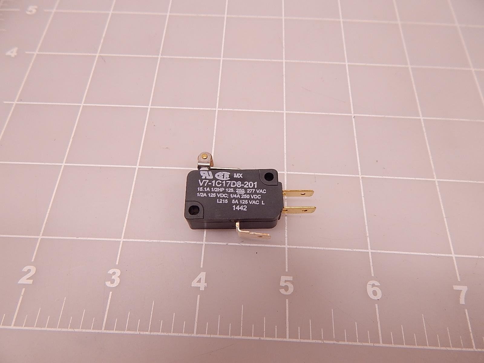 HONEYWELL S&C V7-1C17D8-201 MICRO SWITCH, ROLLER LEVER SPDT 15A 277V by Honeywell