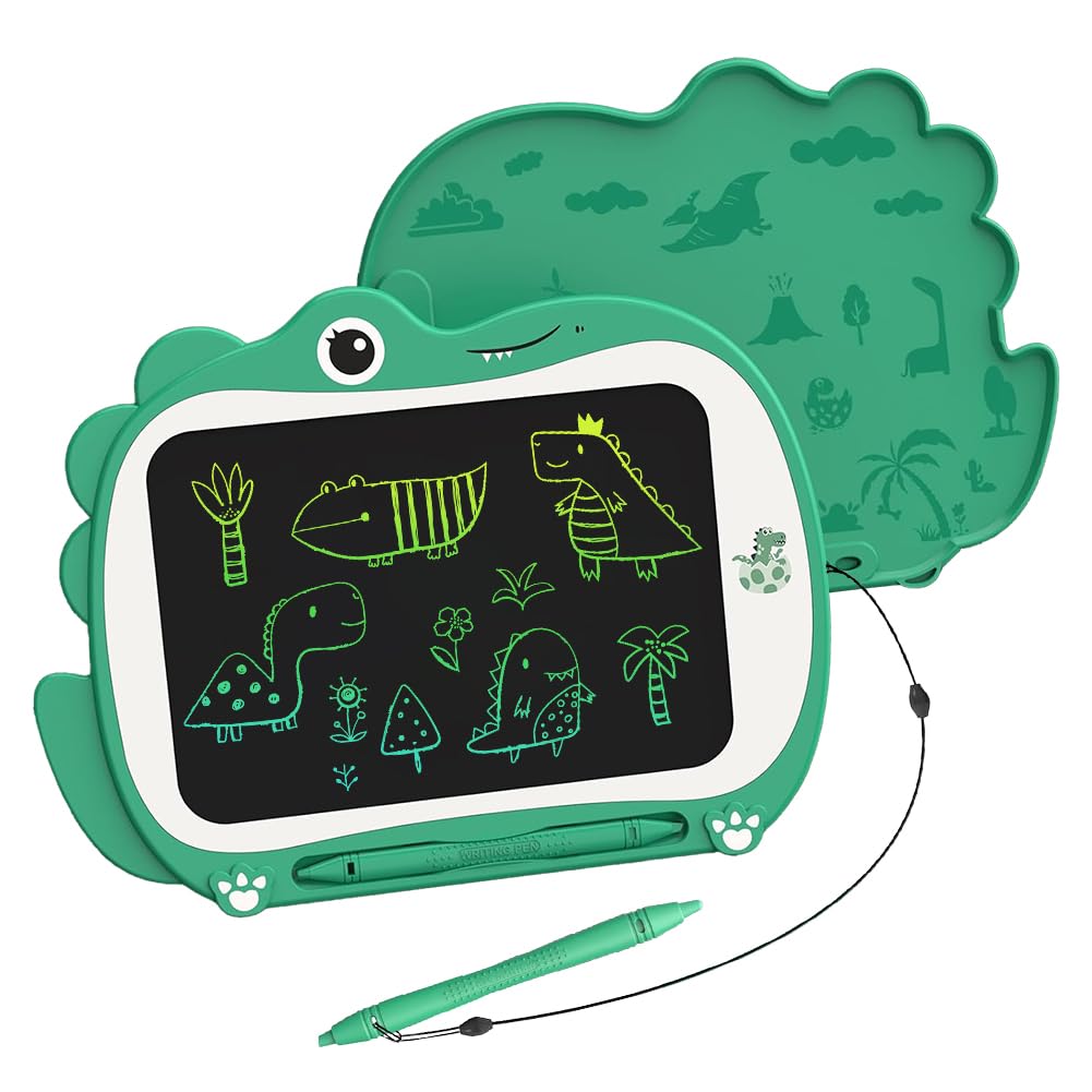 Tablet da disegno LCD da 8,5 pollici Giocattoli per bambini per ragazze ragazzi età 2-3 compleanno, colorato LCD scrittura tablet giocattoli educativi