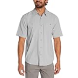 Men's UPF 30 Relaxed Fit Quick-Dry Short Sleeve Woven