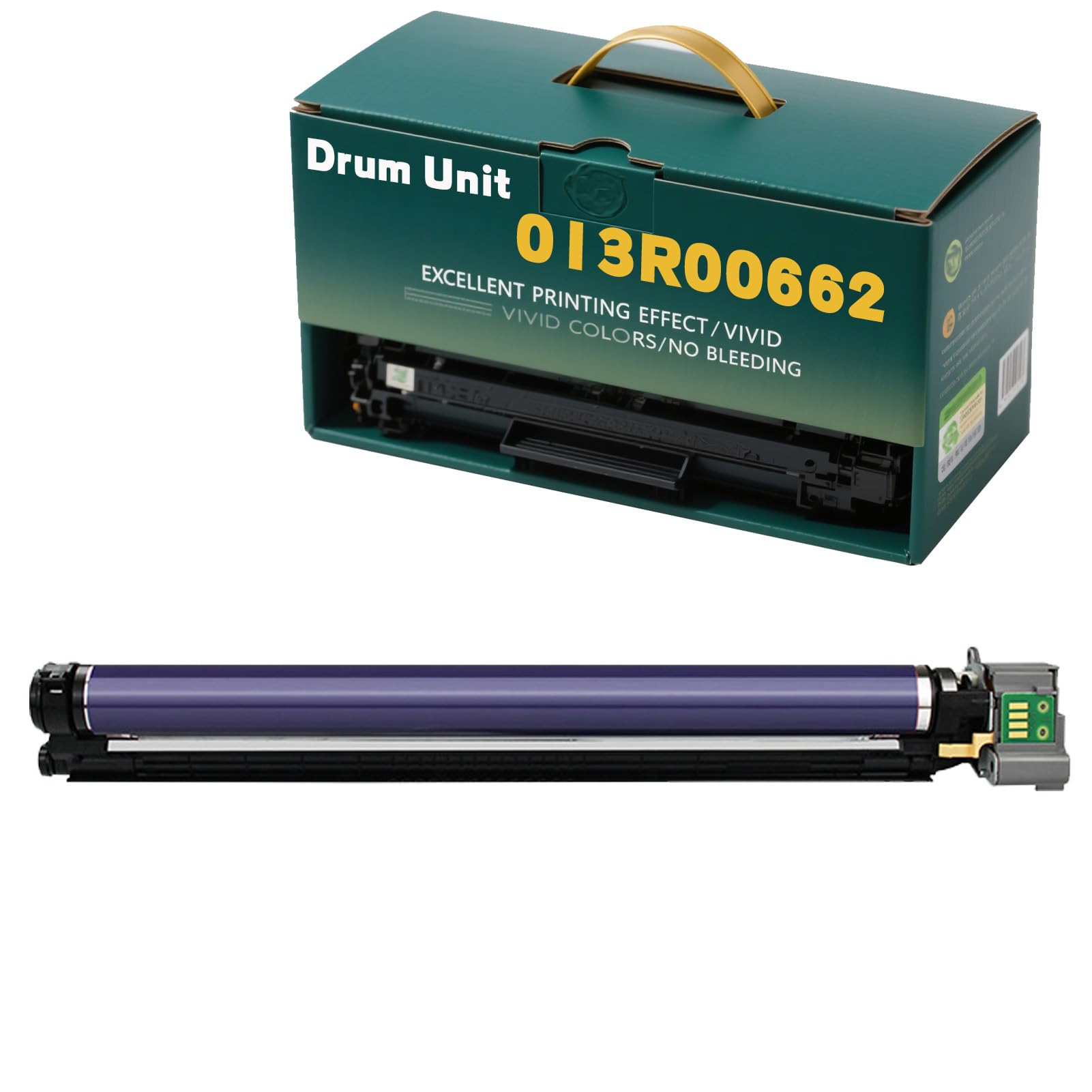 Per Unità Tamburo Per Xerox 013R00662 - Compatibile Con Stampanti WorkCentre 7525, 7530, 7535, 7545, 7830, 7835, 7845, 7855, 7970, 7830i, 7835i, 7845i, 7855i, 7970i Black