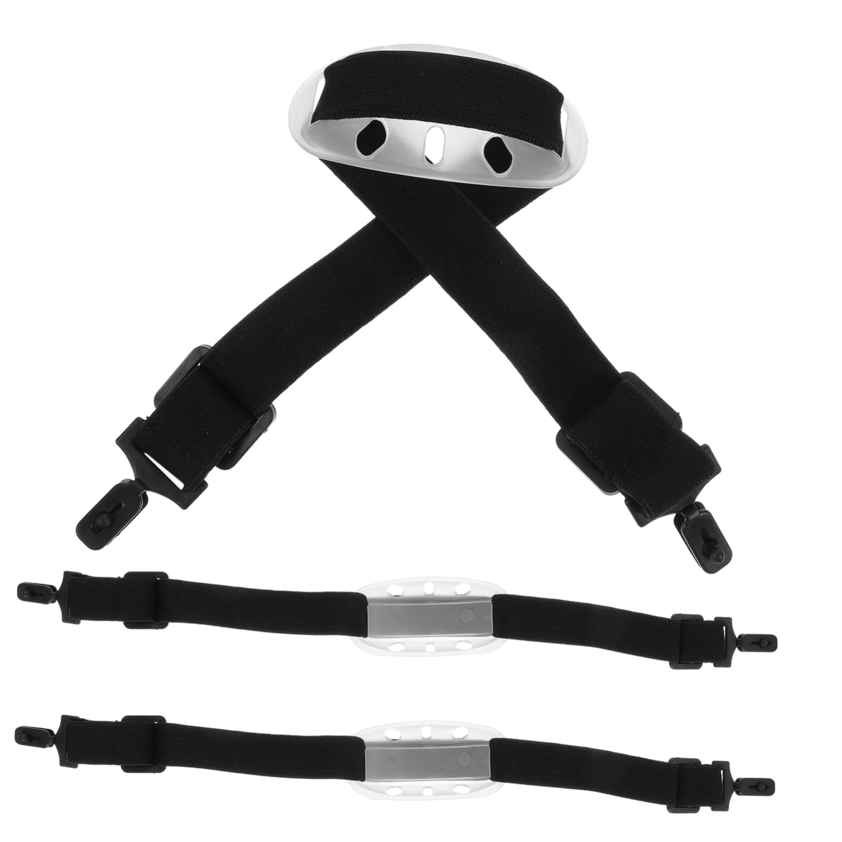 Uonlytech 5sets Safety Helmet Chin Straps Chin Belts Chin Liners for Hard Hats Adjustible and Comfortable for Site 3pcs*5