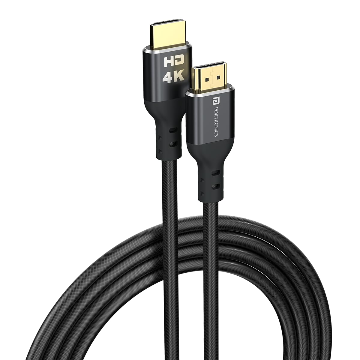 Portronics Konnect Stream 4K@60Hz HDMI to HDMI Cable, Flexible Premium 5M Length with Support eARC and Compatible with Smart HDTV, Laptop, Monitor, Projector, eARC enable Soundbar(Grey) (B0CM5TJM2L) Amazon Price History, Amazon Price Tracker