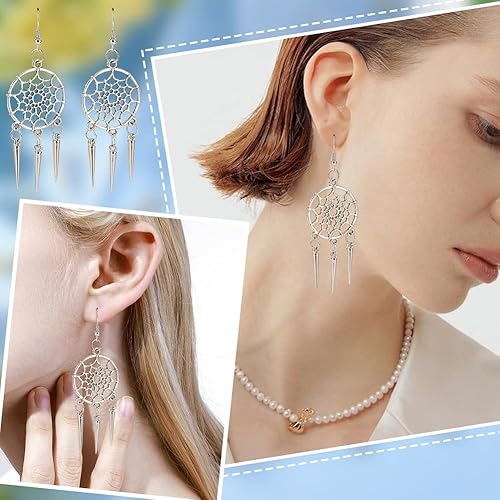 Miniatura 6 de DICOSMETIC Colgantes de cono largo con forma de cono de espiga CCB de plástico para hacer joyas de bricolaje, Plástico, Plástico.