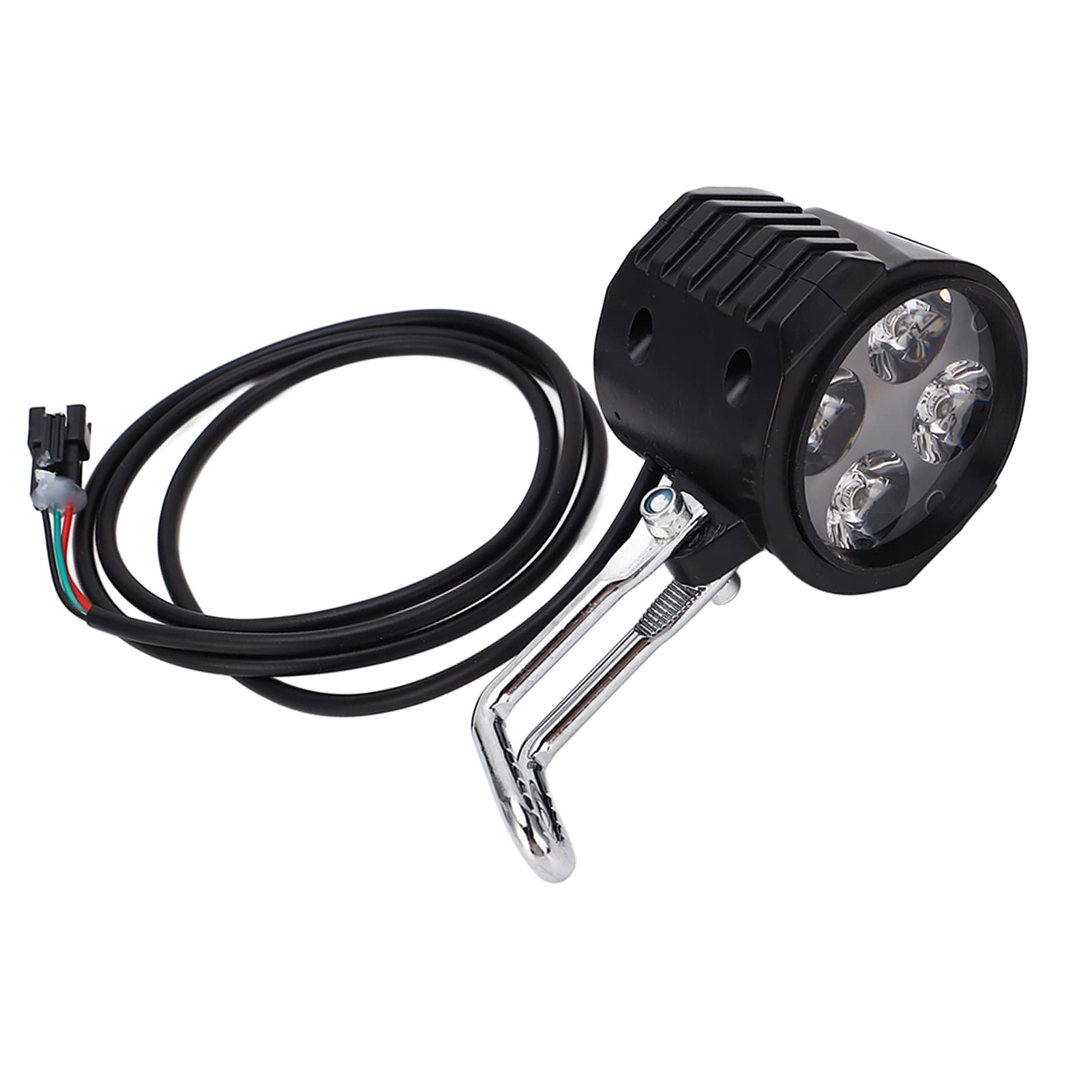 Luce Anteriore LED Per Bici Elettrica - Faro Con Clacson Impermeabile IP68, 6000 Lumen - Foto 5