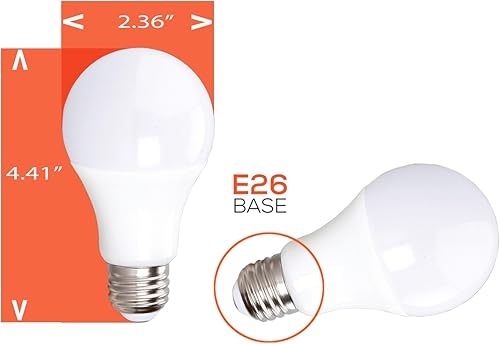 Miniatura 3 de Xtricity Bombilla LED A19, 7 W (equivalente a 40 W) 120 V, 500 lúmenes, blanco suave de 3000 K, base media E26, LED blanco suave no regulable A19,