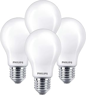 PHILIPS LED Flicker-Free Frosted Dimmable A19 Light Bulb - EyeComfort Technology - 800 Lumen - Soft White (2700K) – 8.8W=6...
