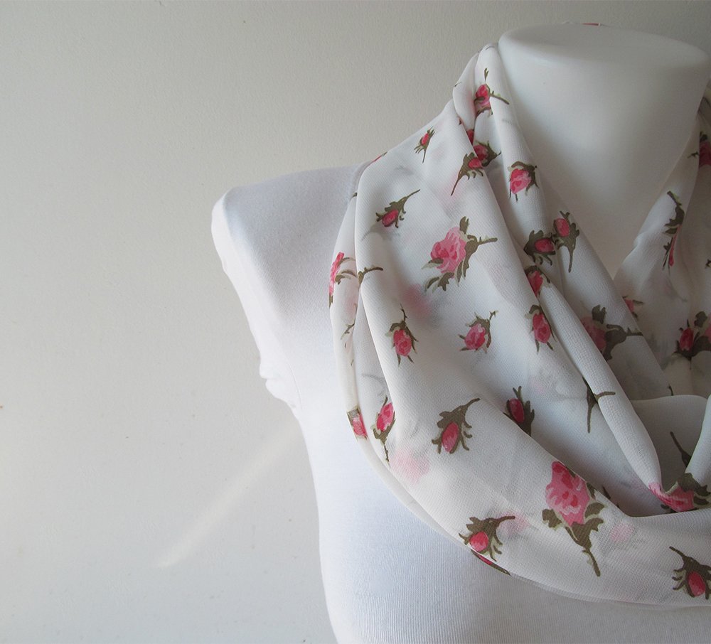 Rose Infinity Scarf